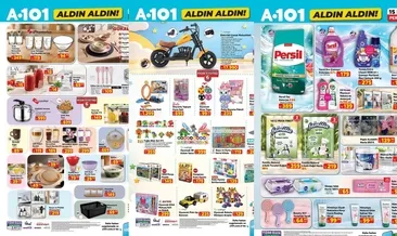 A101 AKTÜEL 15 EKİM KATALOĞU! Bu haftanın indirimlerinde: Halı yıkama makinesi, jeneratör, düdüklü tencere
