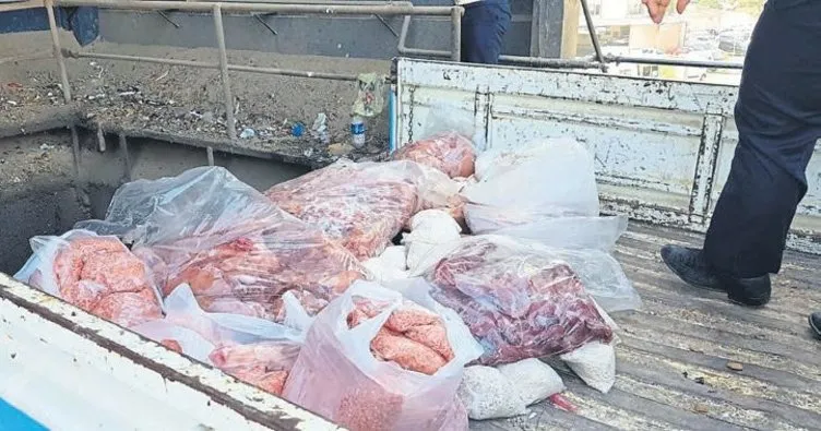 216 kilogram kaçak et ele geçırıldı