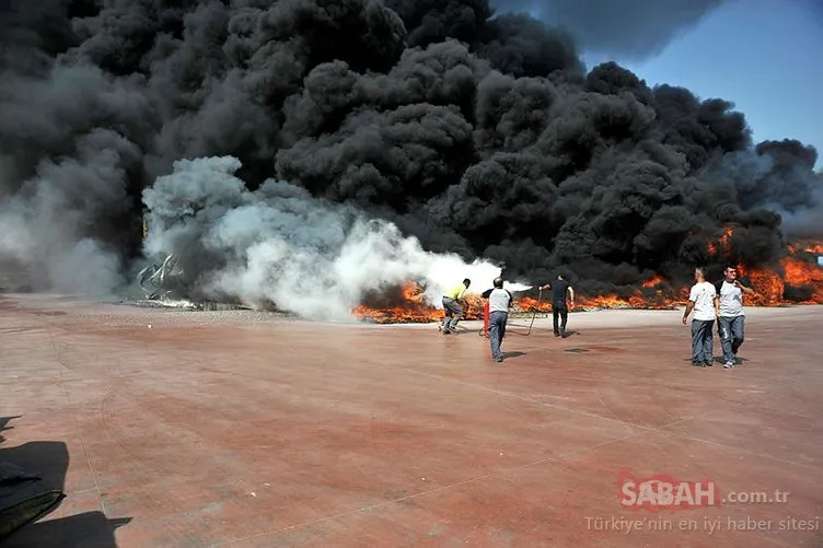 Antalya’da fabrika yangını!