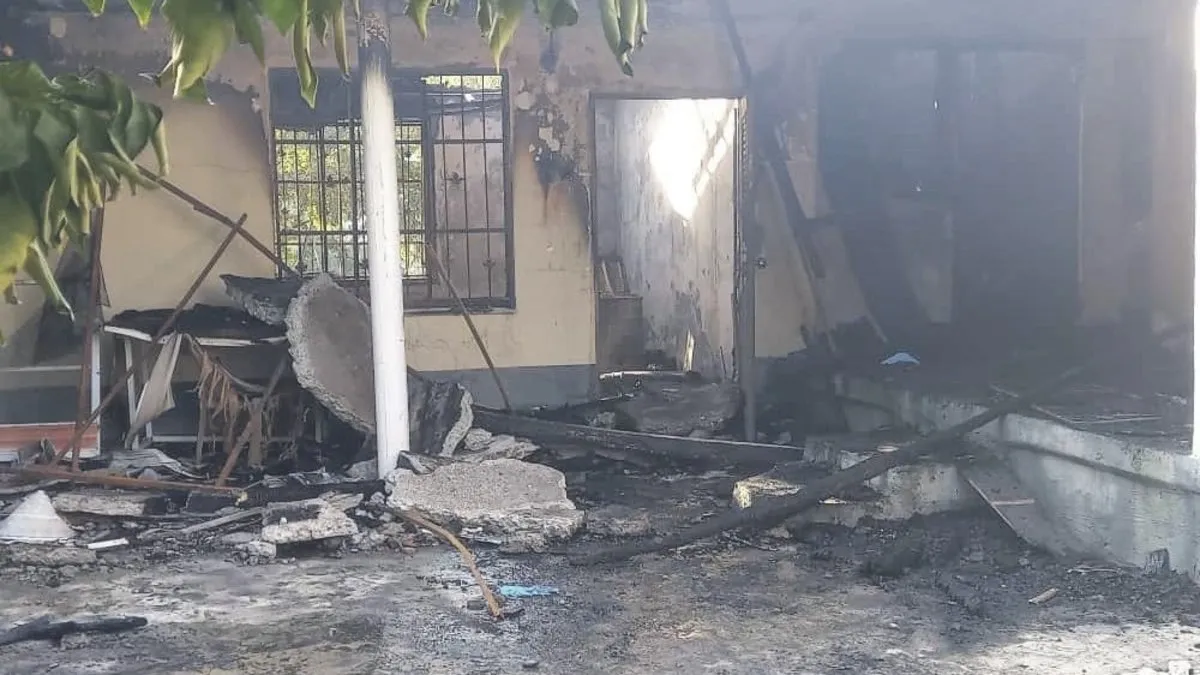 Engelli kadın yangında hayatını kaybetti Engelli kadın yangında hayatını kaybetti