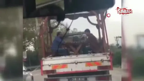 Son dakika! Bursa'da kamyonet kasasındaki skandal görüntülere ceza | Video