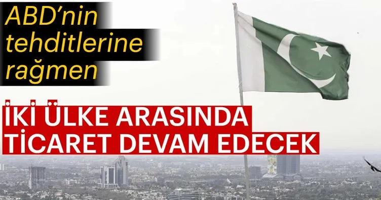 Pakistan, İran ile ticarete devam edecek