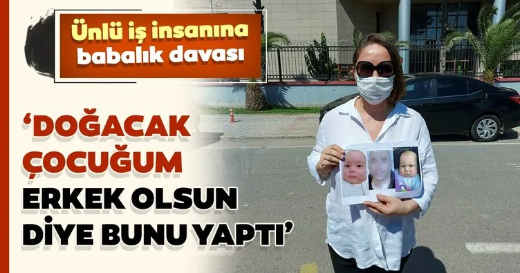 Ünlü iş insanına babalık davası