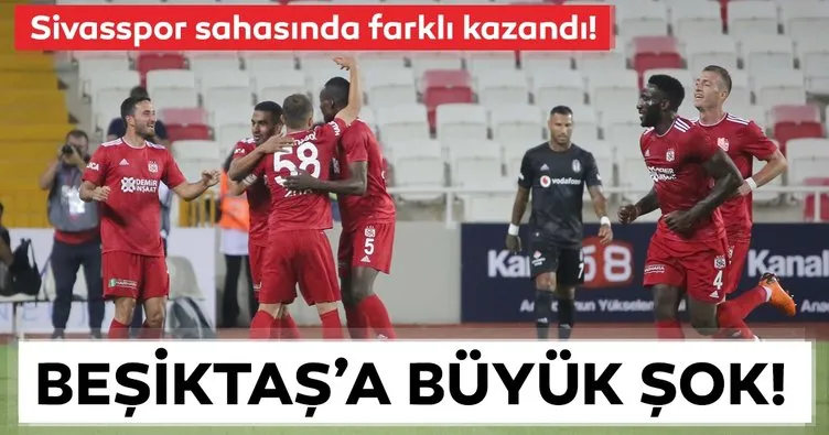 Sivasspor'dan Beşiktaş'a farklı tarife