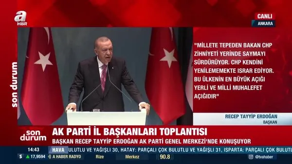 Başkan Erdoğan'dan teşkilatlara 2023 mesajı | Video