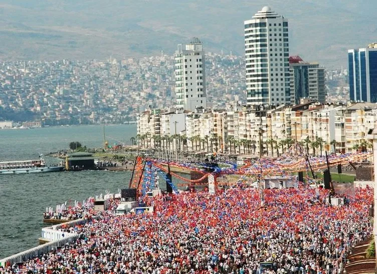 AK Parti’nin İzmir mitinginde tarihi kalabalık
