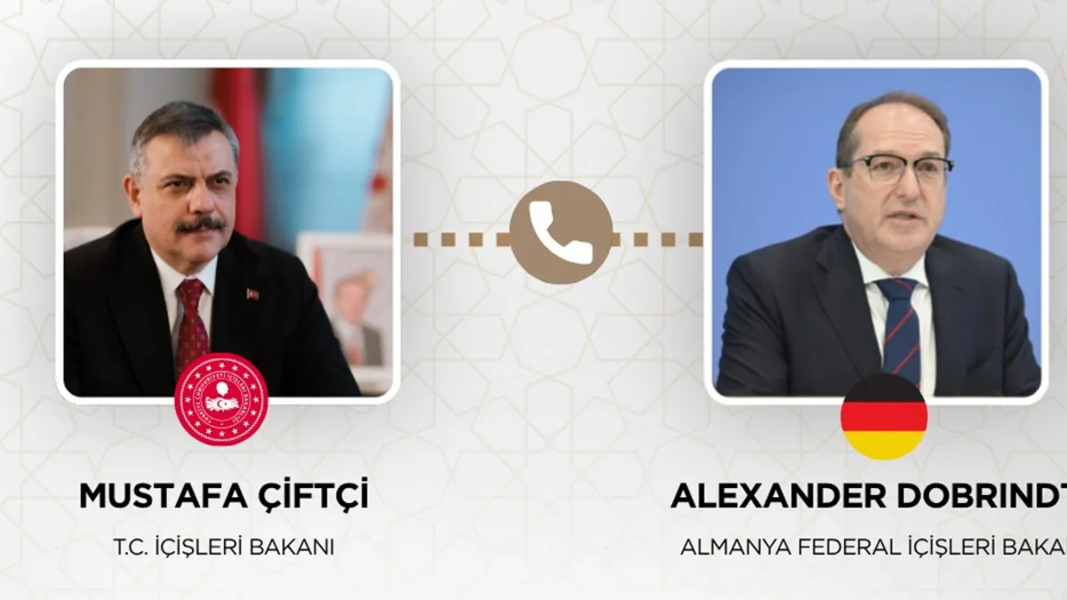 İçişleri Bakanı Mustafa Çiftçi Alman mevkidaşı ile görüştü!