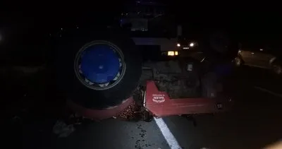 Kırıkkale’de minibüs ile traktör çarpıştı: 2 yaralı