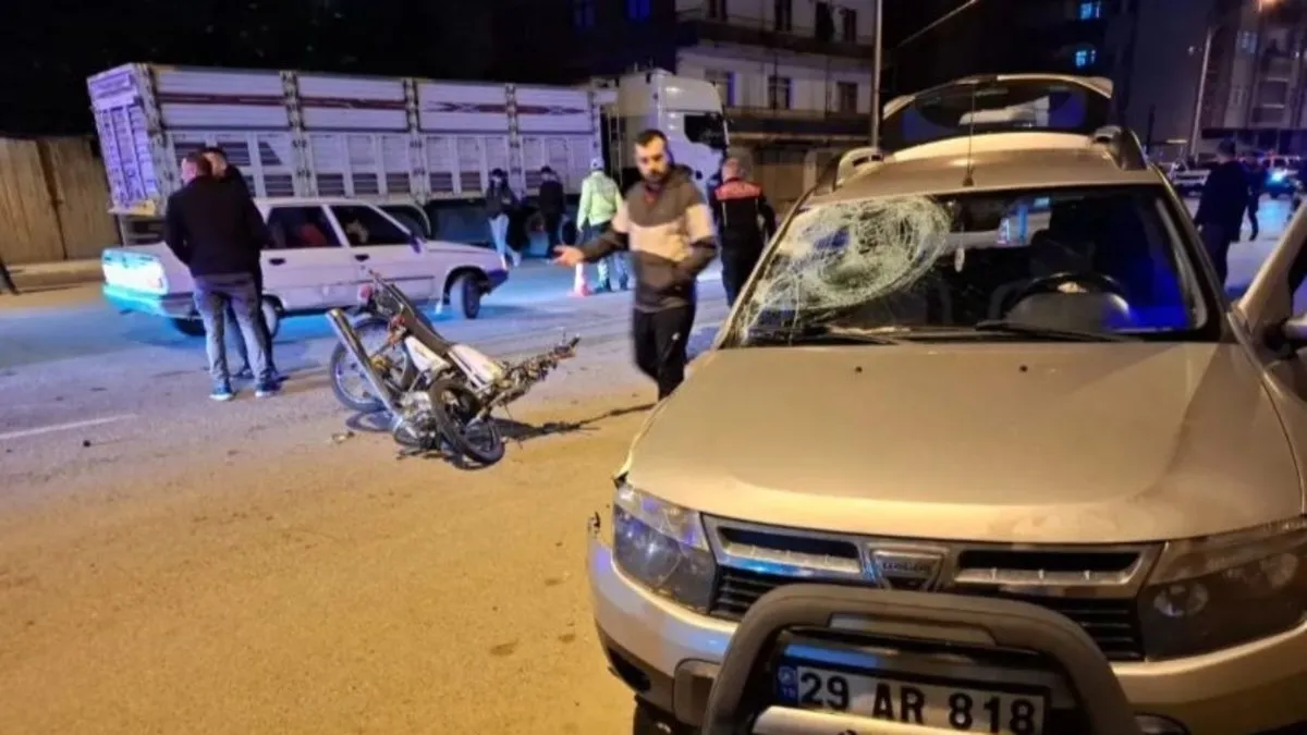 Gümüşhane’de feci kaza: Motosiklet sürücüsü hayatını kaybetti