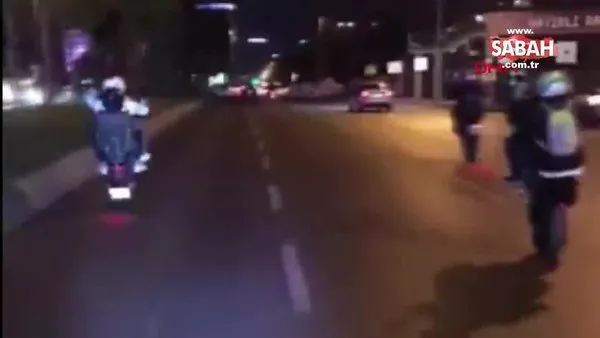 İstanbul Beşiktaş'ta motosikletli magandaların tehlikeli yolculuğu kamerada!