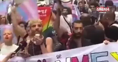 LGBT terörü destekçilerinden alçak provokasyon! Sözde Kürdistan sloganı attılar | Video