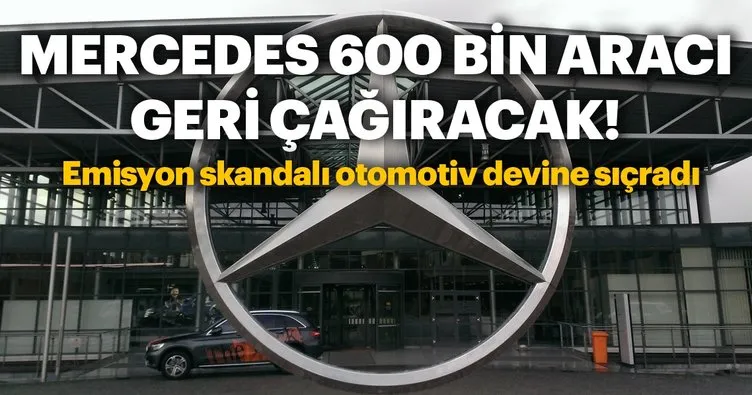 Emisyon skandalı Mercedes’e sıçradı
