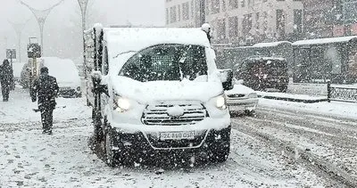 Erzincan’da kar yağışı kenti beyaza bürüdü #erzincan