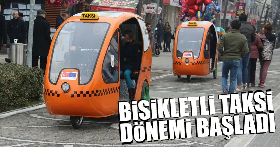 Bisikletli Taksi Donemi Basladi En Son Haber