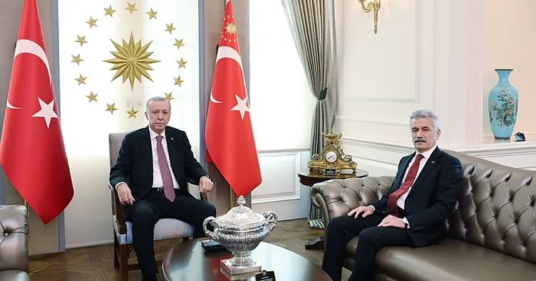 Başkan Erdoğan, Danıştay Başkanı Yiğit’i kabul etti