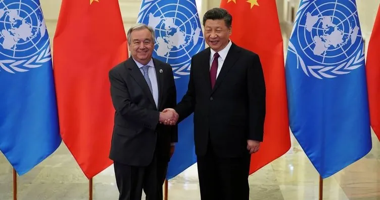 Çin Devlet Başkanı Şi Cinping, BM Genel Sekreteri Guterres ile bir araya geldi