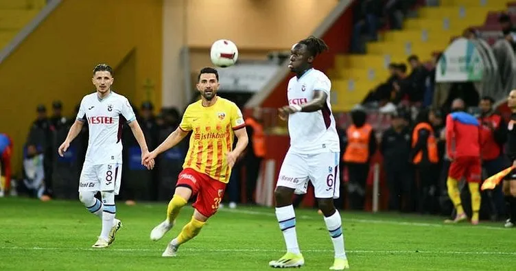 Kayserispor galibiyet için Trabzon’a gitti