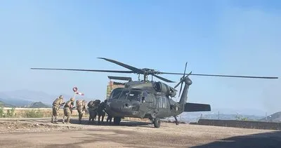Tunceli’deki yangını söndürmek için asker devreye girdi #diyarbakir
