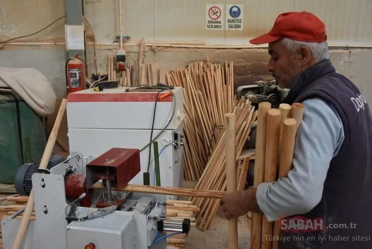 Dededen kalma atölyeden 1 milyon liralık ihracat