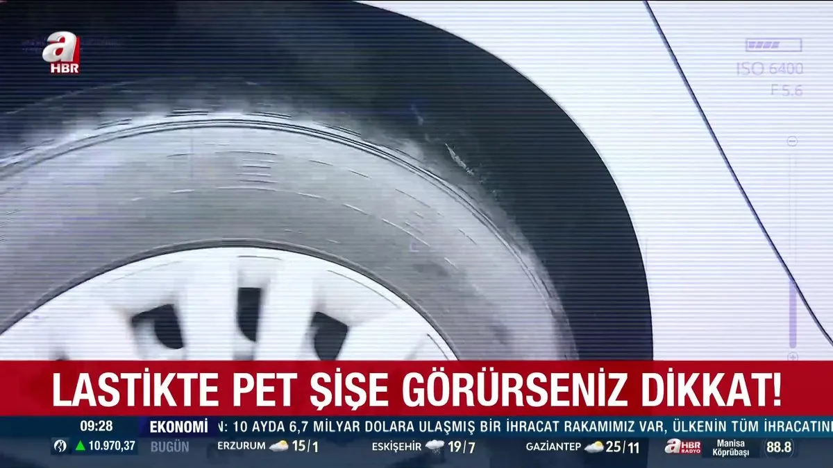 Aracınızın lastiğinde pet şişe görürseniz dikkat! Hırsızların yeni tuzağı pes dedirtti | Video videosunu izle Aracınızın lastiğinde pet şişe görürseniz dikkat! Hırsızların yeni tuzağı pes dedirtti | Video videosunu izle