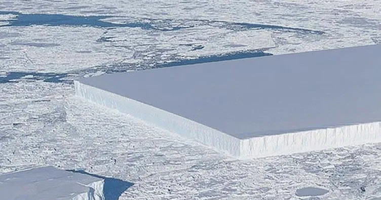 NASA dikdörtgen buzulu araştırıyor