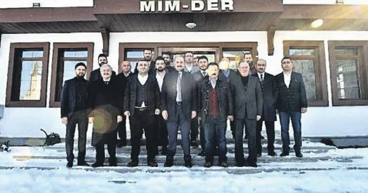 Başkan Mesut Akgül MİM-DER’i ziyaret etti