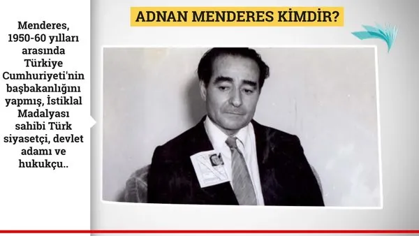 Adnan Menderes ölüm yıl dönümünde anılıyor