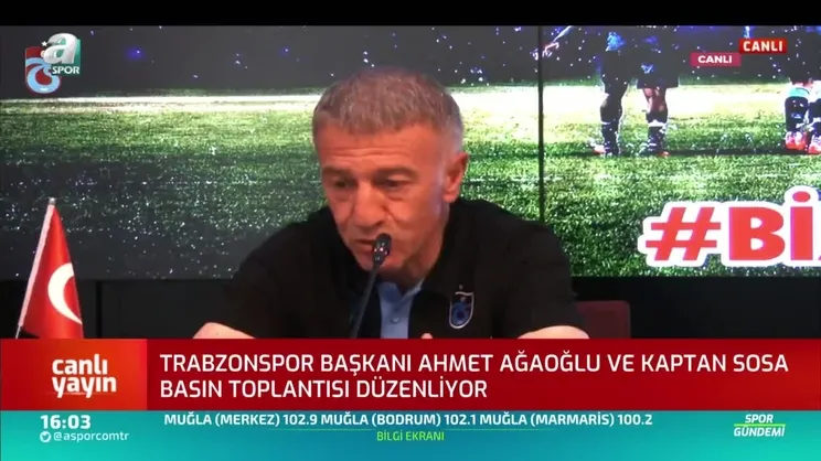 Ahmet Ağaoğlu: Trabzonspor dimdik ayaktadır