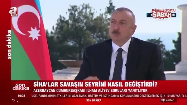 Son dakika... Azerbaycan Cumhurbaşkanı İlham Aliyev'den canlı yayında flaş Türk SİHA'ları açıklaması | Video