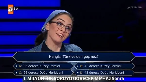 kim milyoner olmak ister e damga vuran olay 1 milyon liralik soruya bir kala video videosunu izle son dakika haberleri