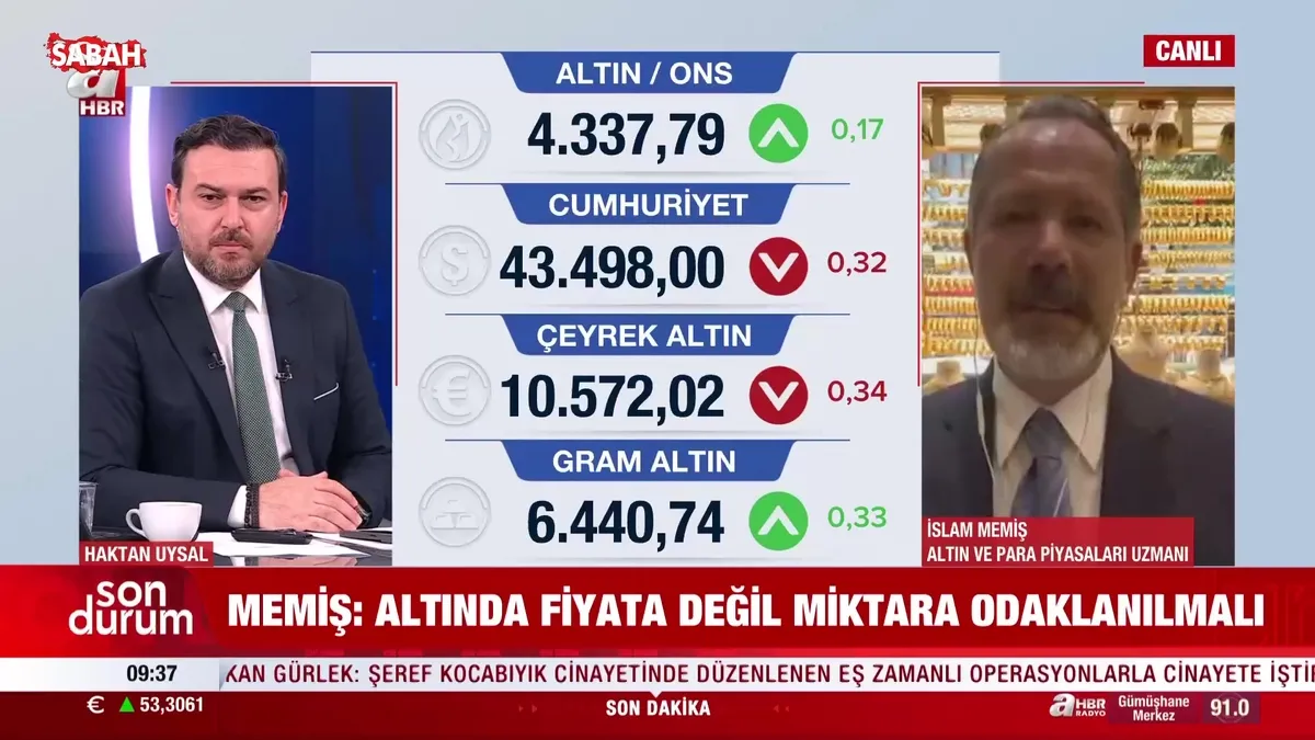 Gram altın için yeni ralli tahmini! İslam Memiş puslu havada fırsatı açıkladı videosunu izle Gram altın için yeni ralli tahmini! İslam Memiş puslu havada fırsatı açıkladı videosunu izle
