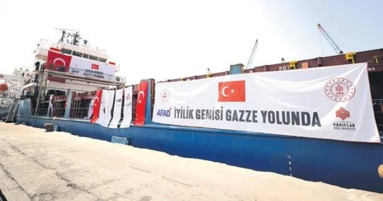 Türkiye’nin 8’inci yardım gemisi uğurlandı