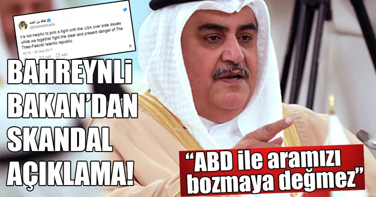 Bahreynli Bakan’dan skandal açıklama