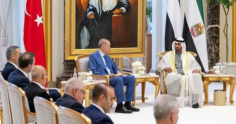 BAE Devlet Başkanı Al Nahyan: Erdoğan ile görüşmekten memnuniyet duydum