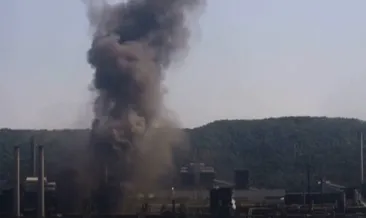 ABD’de şiddetli patlama: Çelik fabrikası infilak etti