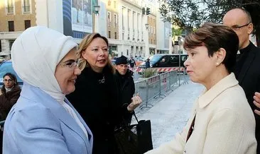 Emine Erdoğan, Vatikan’da Kadın Dayanışma Konseyini ziyaret etti