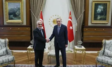 Başkan Erdoğan HÜDA PAR Genel Başkanı Zekeriya Yapıcıoğlu’nu kabul etti