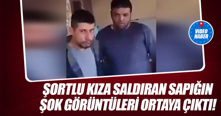 Şortlu kıza saldıran sapıkla ilgili şok görüntü ortaya çıktı!