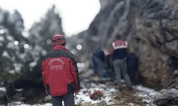 Çiriş otu sonu oldu: Kayalıklardan düşerek feci şekilde can verdi! #kahramanmaras