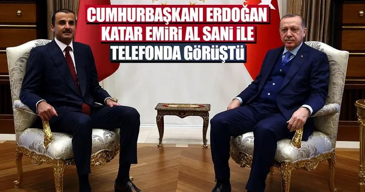 Cumhurbaşkanı Erdoğan- El Sani ile görüştü