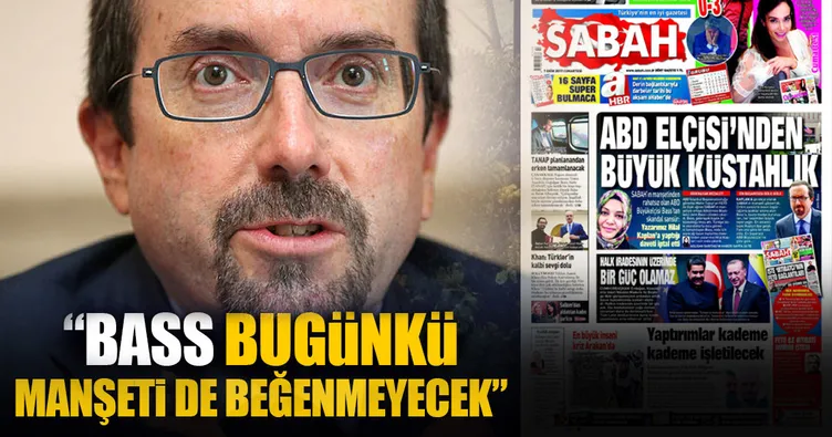 Bass, bugünkü manşeti de beğenmeyecek