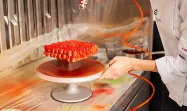 Dünyaca ünlü Ukraynalı pasta şefi 3D yazıcılı pasta üretti #istanbul