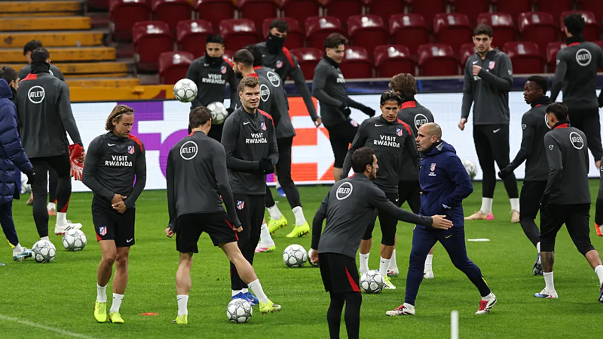 Atletico Madrid, Galatasaray maçı hazırlıklarını tamamladı! Atletico Madrid, Galatasaray maçı hazırlıklarını tamamladı!