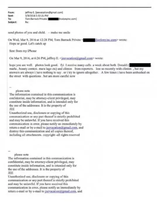 SON DAKİKA|Epstein skandalında yeni perde! Çocukla fotoğrafını gönder, beni gülümset, Özel yazışmalarda Türkiye’nin ABD Büyükelçisi Barrack detayı