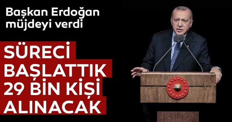 Son dakika... Cumhurbaşkanı Erdoğan’dan müjde! Süreç başladı...