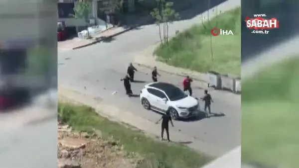 SON DAKİKA: İstanbul Başakşehir'de silahlı kavga dehşeti kamerada