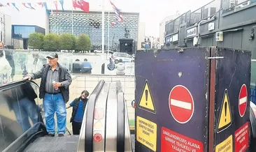 Yürüyen merdiven çilesi bitmiyor