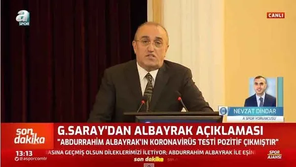 Abdürrahim Albayrak'tan Kötü Haber: Koronavirüs Testi Pozitif Çıktı! / A Spor