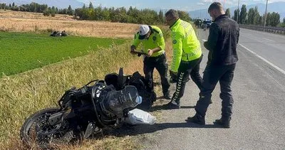 Erzincan’da kaza yapan Rus uyruklu motosiklet sürücüsü hayatını kaybetti #erzincan