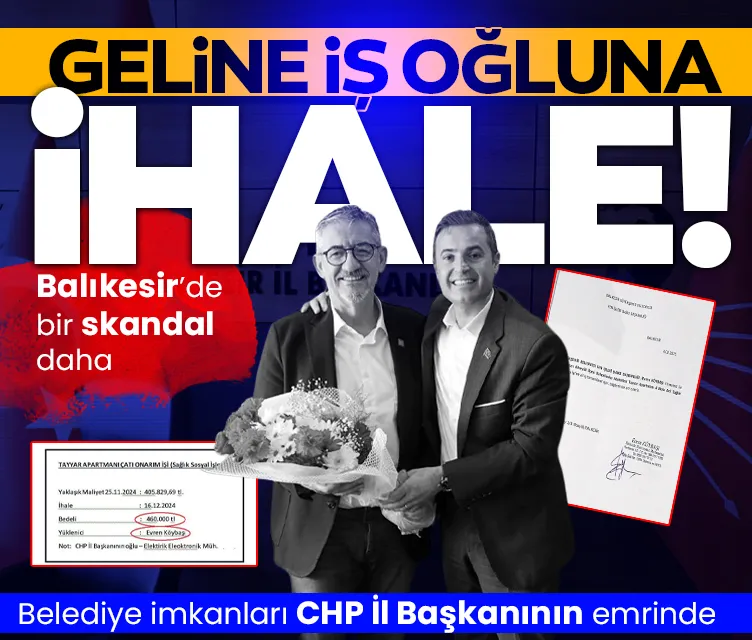 Geline iş oğluna ihale
